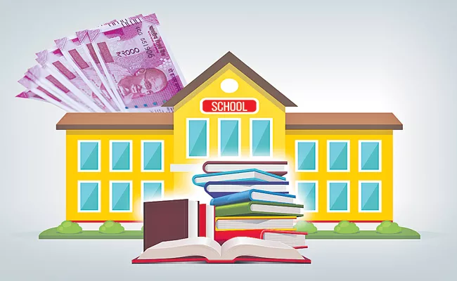 Increased fees in Telangana private schools - Sakshi