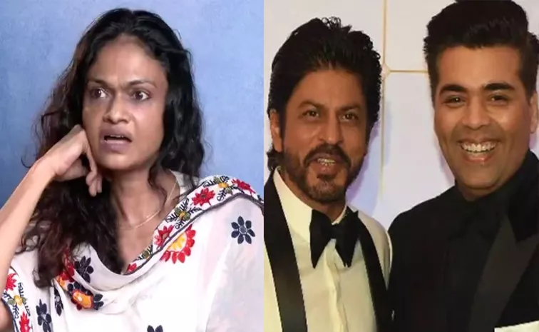 Singer Suchitra allegations Karan Johar and Shah Rukh Khan