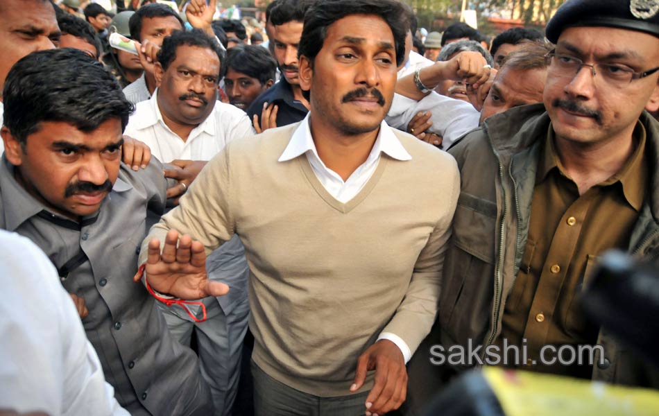 YSR Congress Chief YS Jagan Mohan Reddy stages anti Telangana protest in Delhi - Sakshi18