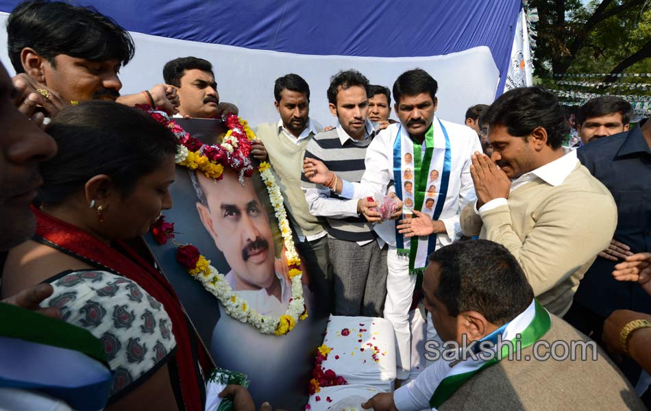 YSR Congress Chief YS Jagan Mohan Reddy stages anti Telangana protest in Delhi - Sakshi32