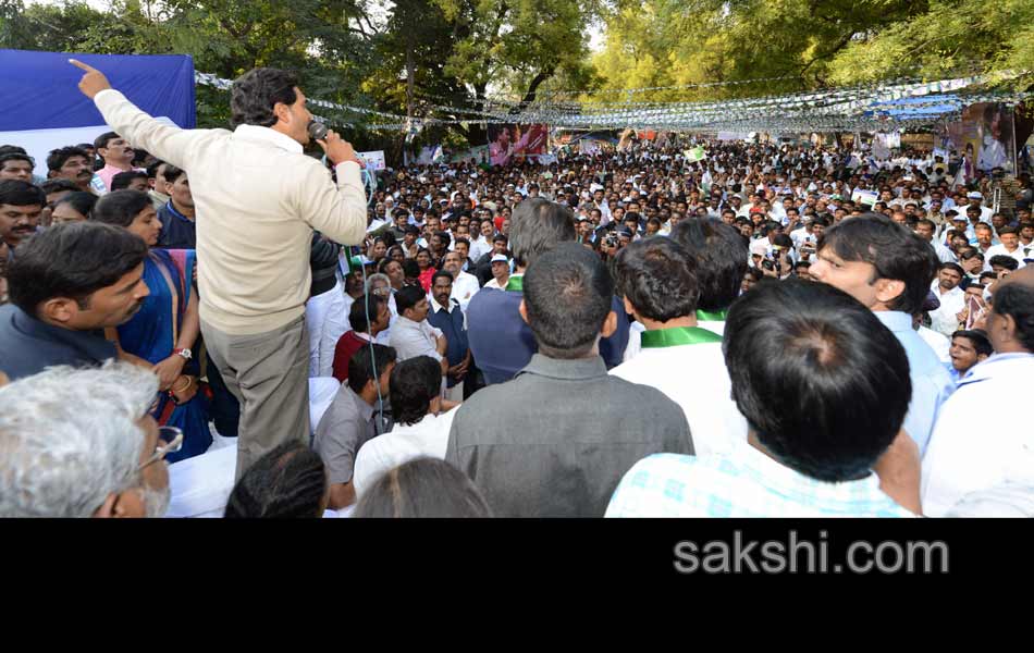 YSR Congress Chief YS Jagan Mohan Reddy stages anti Telangana protest in Delhi - Sakshi53