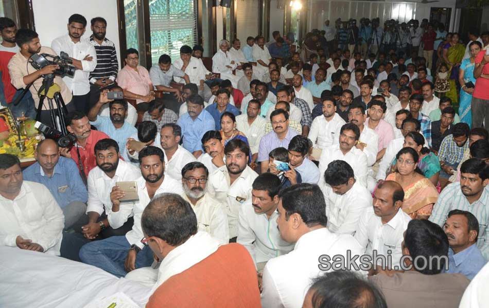 ugadi celebration in ysrcp office - Sakshi5