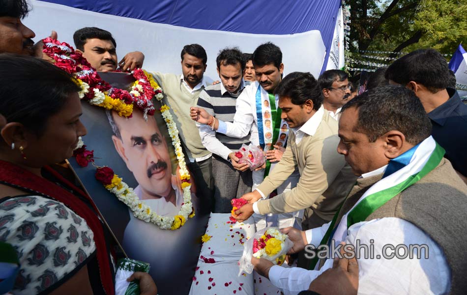 YSR Congress Chief YS Jagan Mohan Reddy stages anti Telangana protest in Delhi - Sakshi31