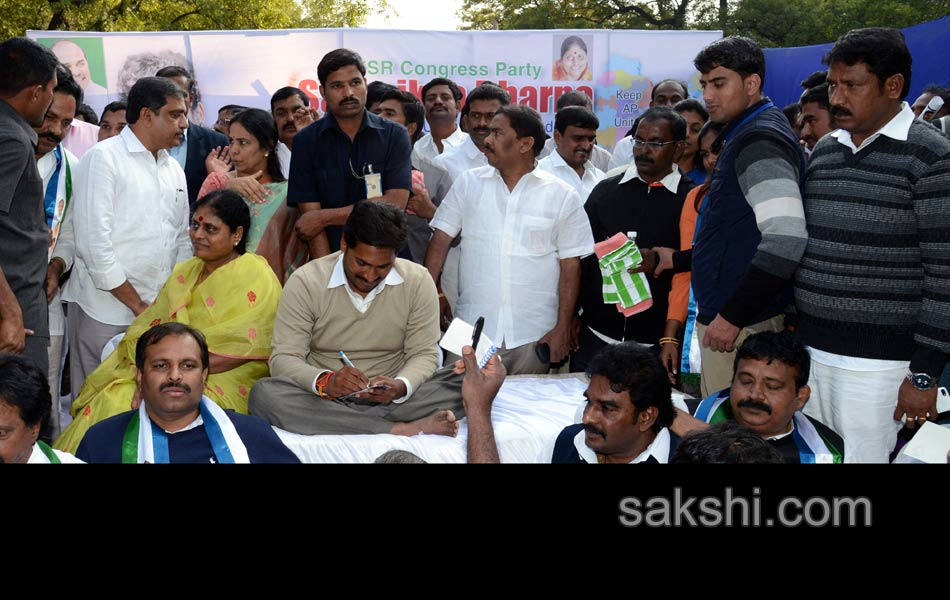YSR Congress Chief YS Jagan Mohan Reddy stages anti Telangana protest in Delhi - Sakshi42