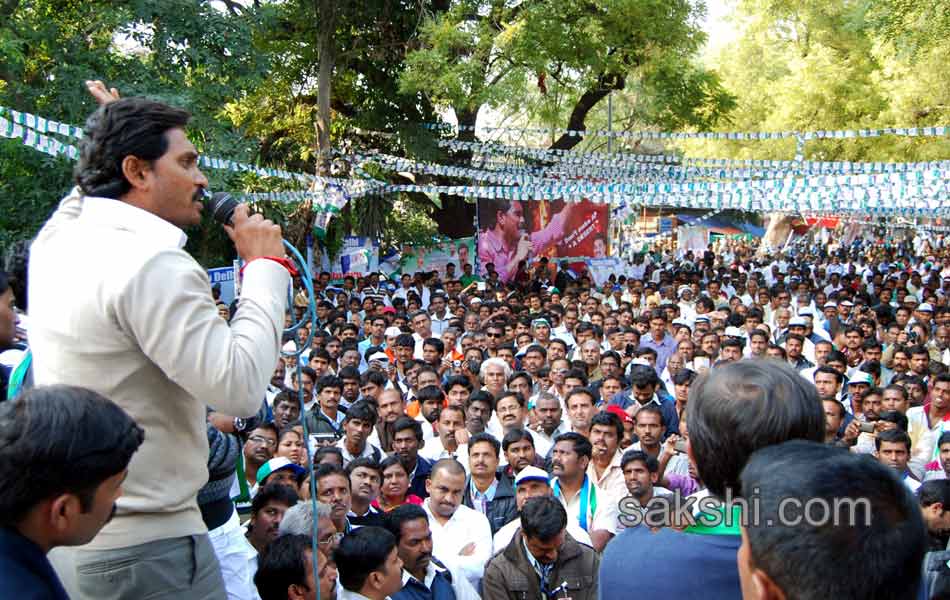 YSR Congress Chief YS Jagan Mohan Reddy stages anti Telangana protest in Delhi - Sakshi17