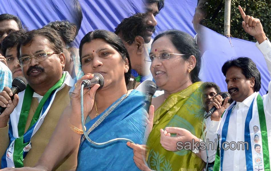 YSR Congress Chief YS Jagan Mohan Reddy stages anti Telangana protest in Delhi - Sakshi49