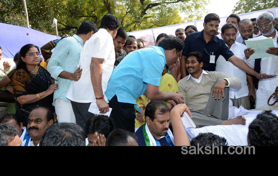 YSR Congress Chief YS Jagan Mohan Reddy stages anti Telangana protest in Delhi - Sakshi36