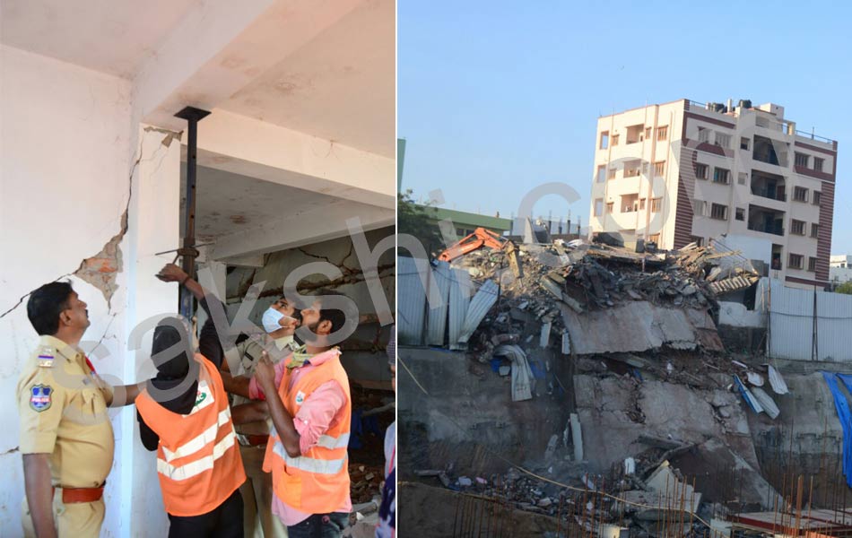 building collapse in nanakramguda - Sakshi15
