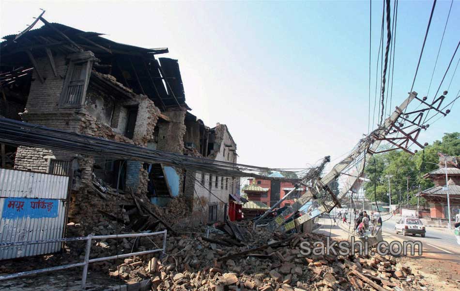 earth quake in Nepal - Sakshi