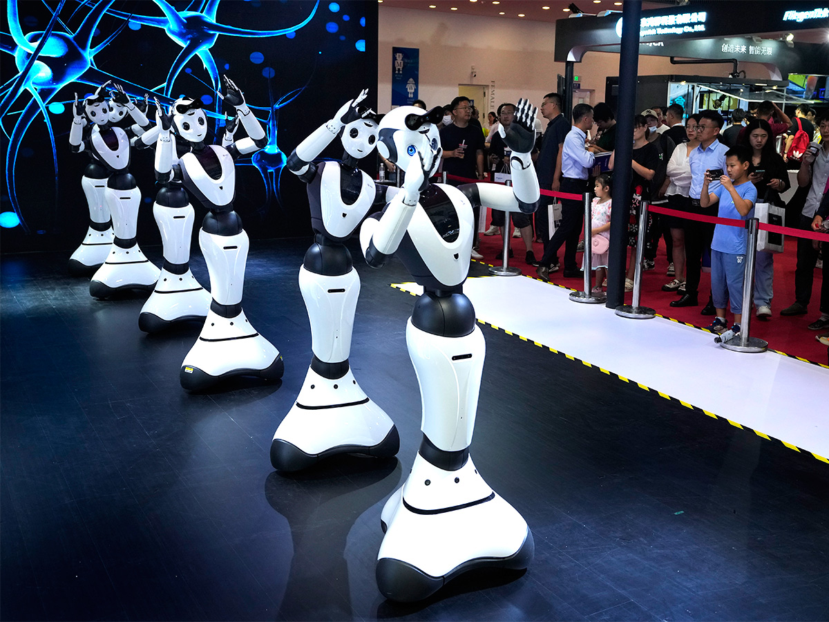 The Annual World Robot Conference At the Beijing - Sakshi