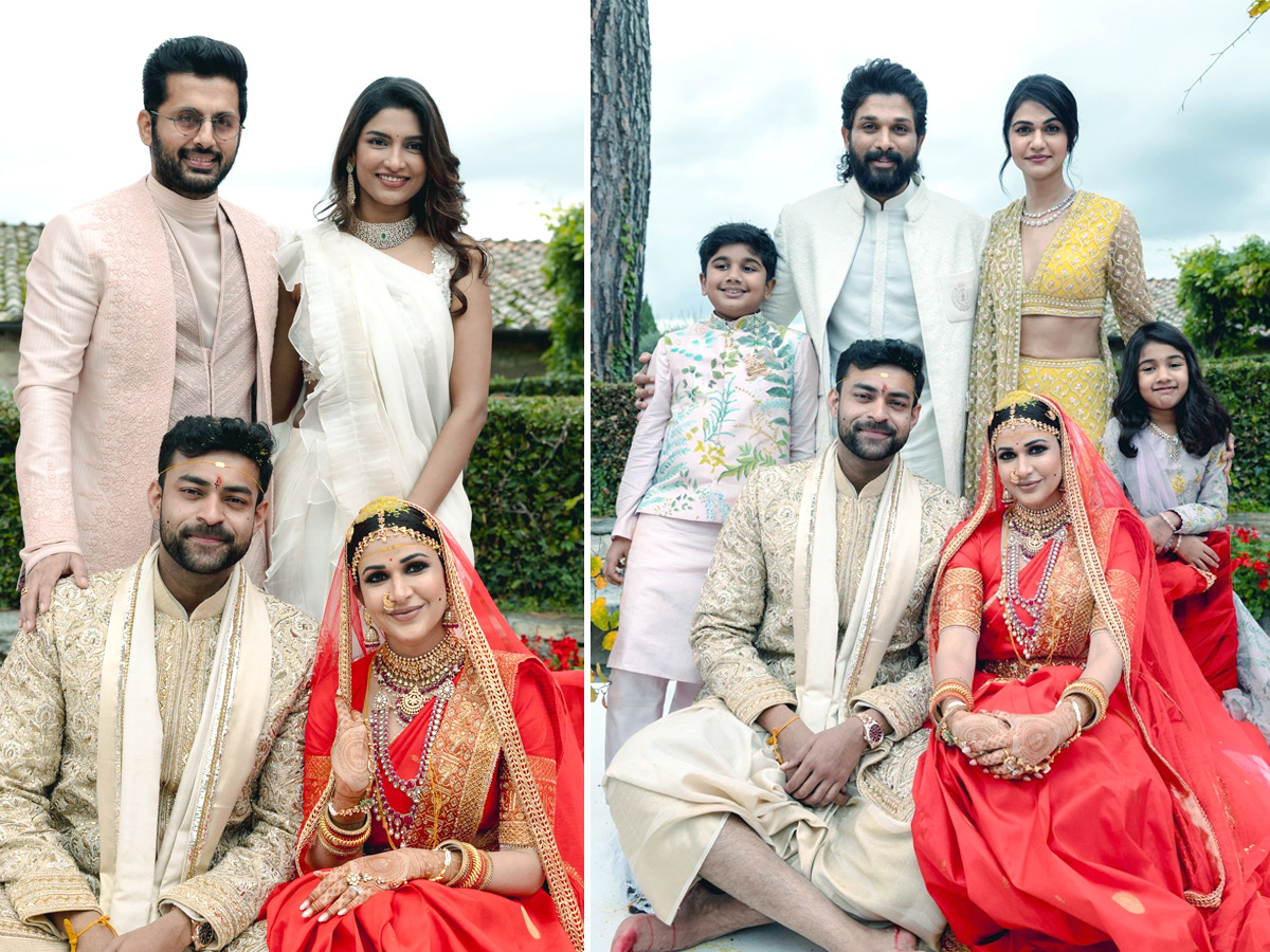 Varun Tej Lavanya Tripathi Wedding First Official Pictures Out - Sakshi