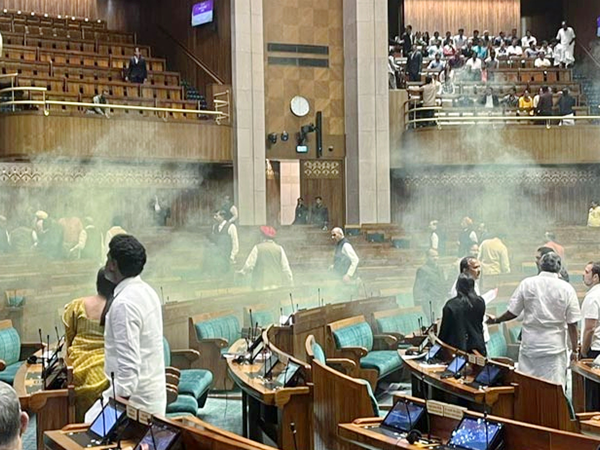 Lok Sabha security breach on Parliament attack anniversary Photos - Sakshi