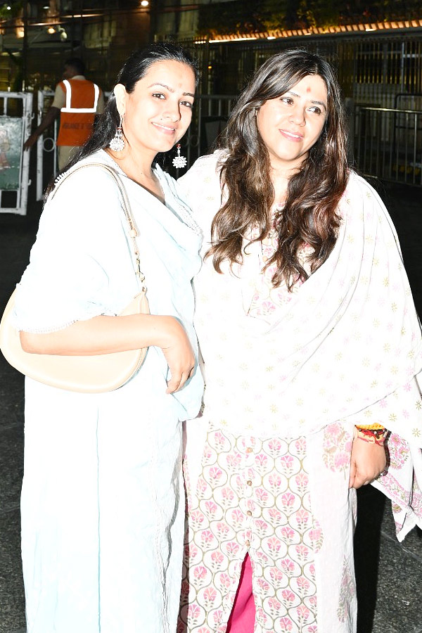 Ekta Kapoor and Actress Anita Hassanandani Visited Tirumala Srivari Temple Photos - Sakshi