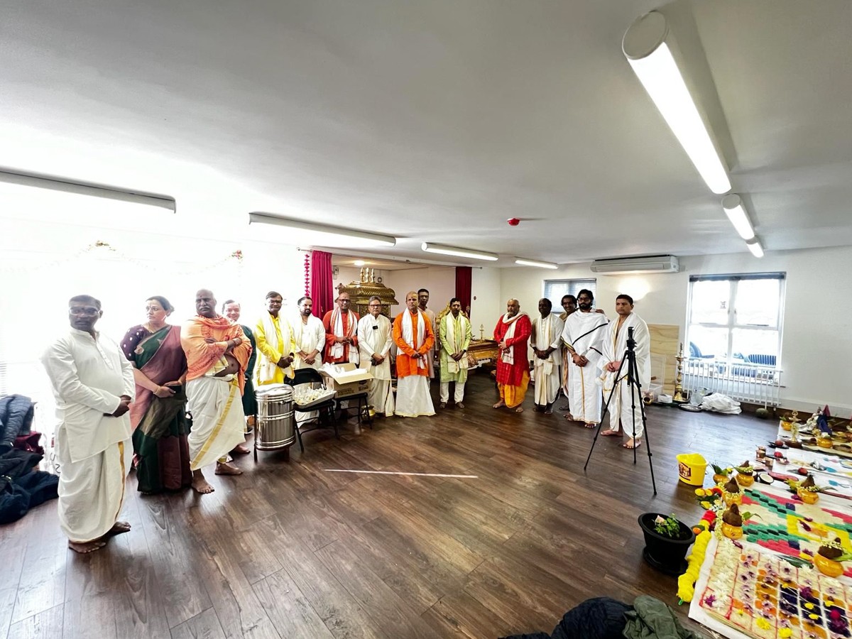Opening Ceremony Of Sri Venkateswara Balaji Temple In London - Sakshi