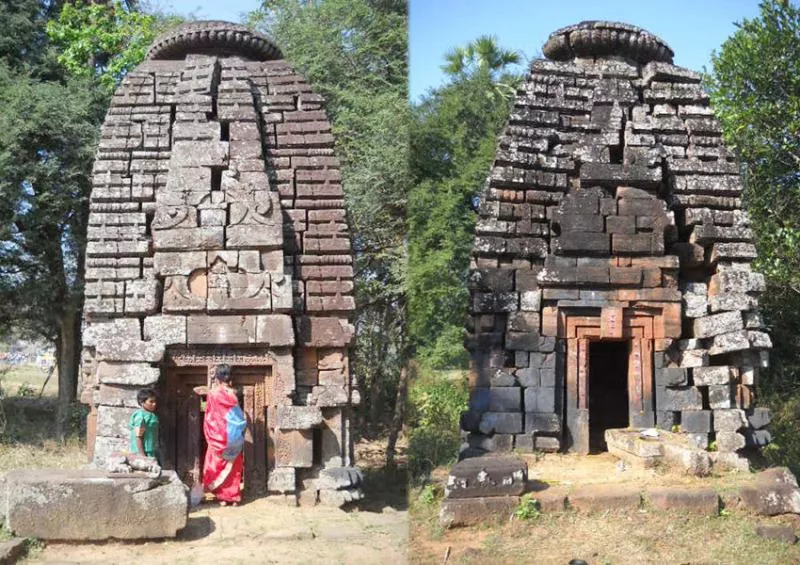 group of Shilpa Kala temples in mentada