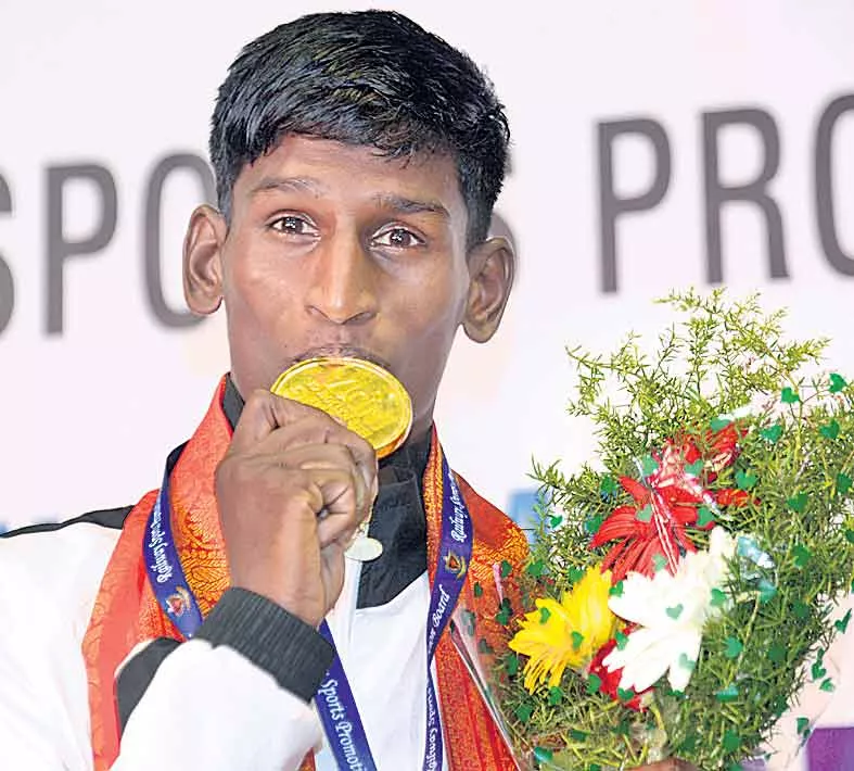 Shyam Kumar's gold medal
