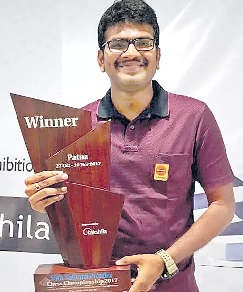 National Premiere Chess Championship winner lalith babu - Sakshi