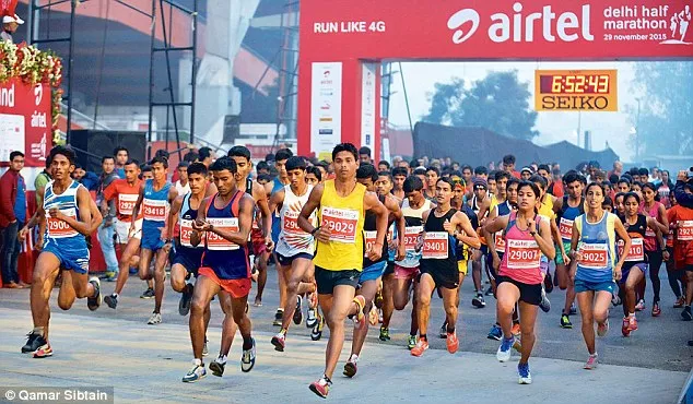 delhi highcourt green signal for half marathon - Sakshi