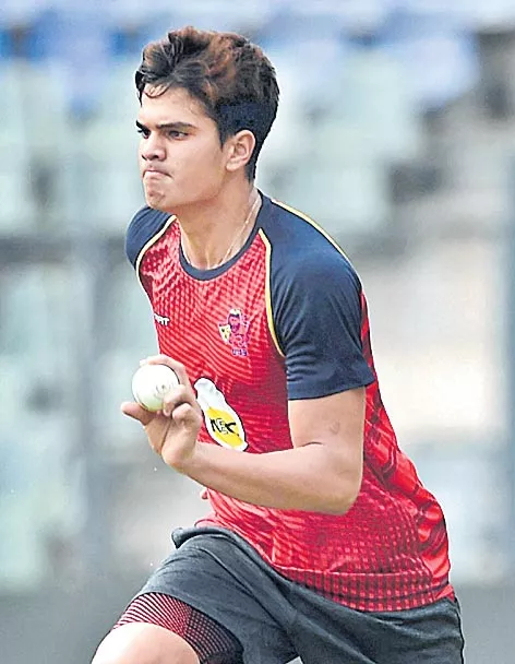 Arjun Tendulkar is in the domestic Under-19 coach Behar Trophy - Sakshi