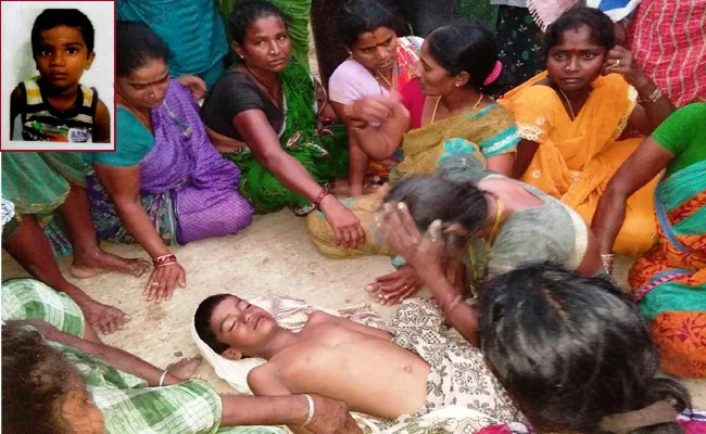 Two Child Died Fell Down In A Lake Accidentally, In Srikakulam - Sakshi