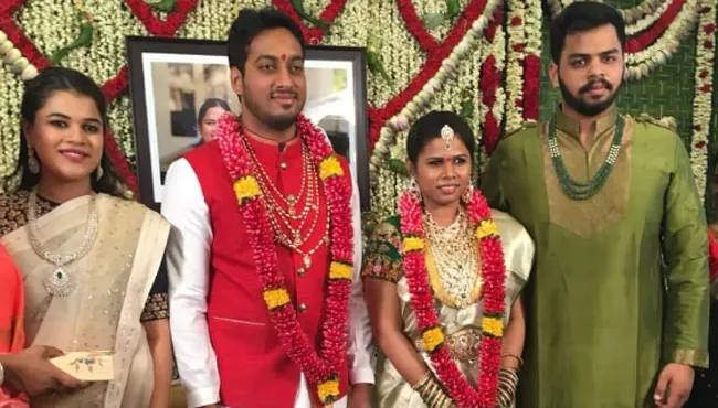 Bhuma Akhila Priya Got Engaged With Bhargav - Sakshi