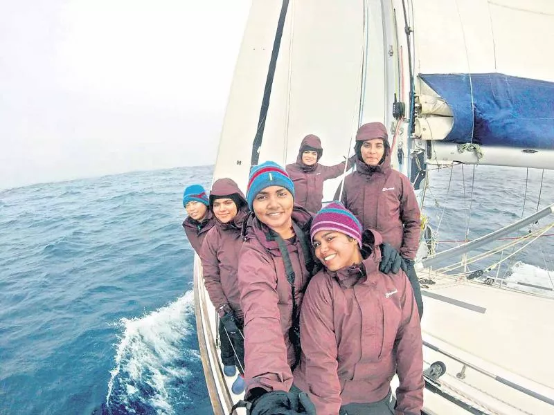 Womens  going 200 days long trip to the ocean - Sakshi