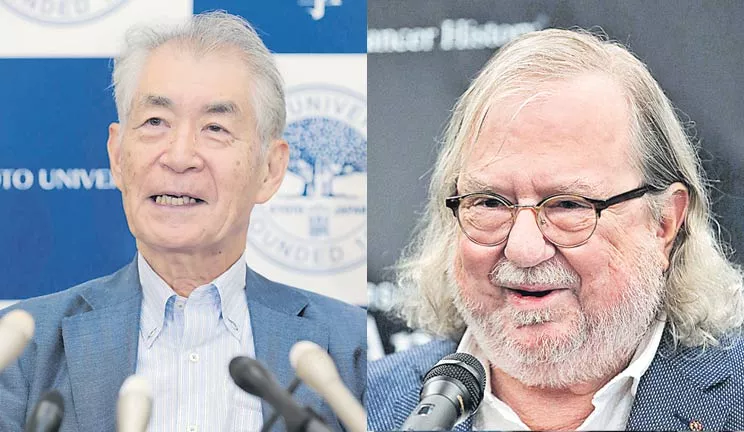 US, Japan duo win Nobel Medicine Prize for cancer therapy - Sakshi
