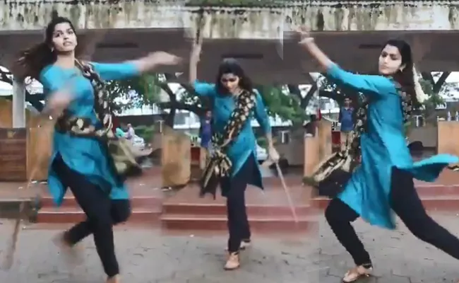 Viral Video Dhansika Practising Silambattam - Sakshi