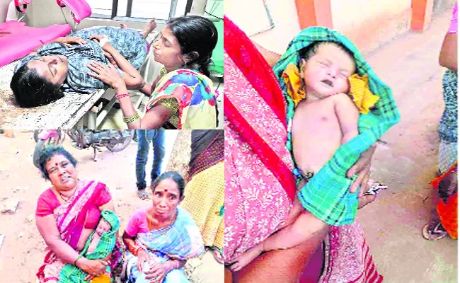 Mother And Child Deaths In East Godavari - Sakshi
