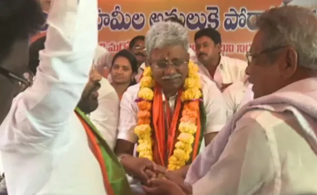 BJP Leader Manikyala Rao Hunger Strike Enters Second Day - Sakshi