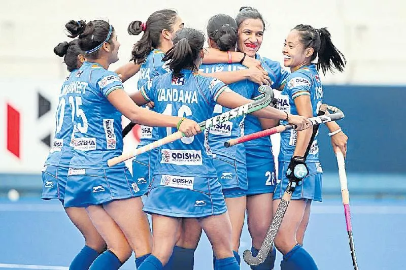 Indian Womens Hockey Team Beats Chile - Sakshi
