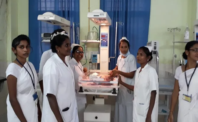 Woman Giving Birth To Three Children In Jagtial Government Hospital - Sakshi