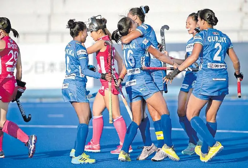 Indian womens hockey team beats Japan 3-1 in final - Sakshi