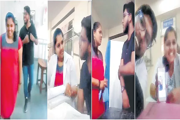 Removal of two apprentice students with Tiktok Video - Sakshi