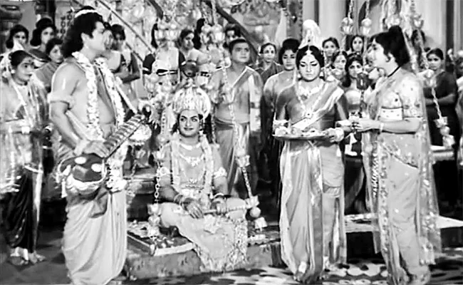 Sri Krishna Tulabharam Movie Story - Sakshi
