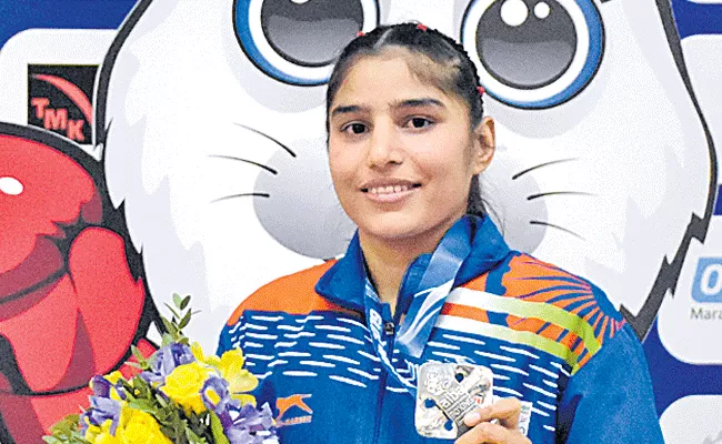 Manju Rani Settles For Silver Medal In World Womens Boxing - Sakshi