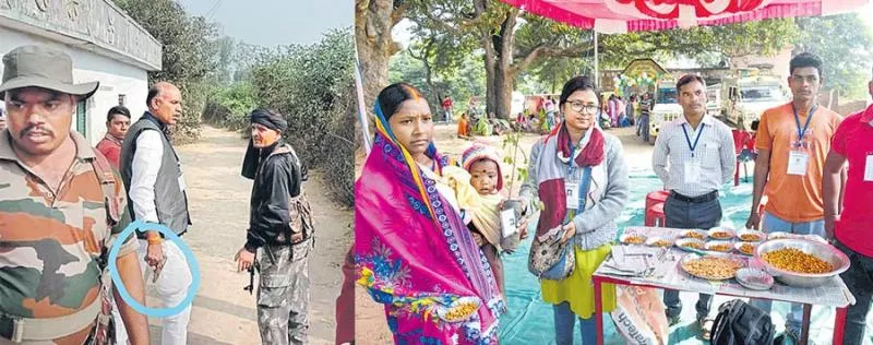 jharkhand first phase election polling peaceful - Sakshi