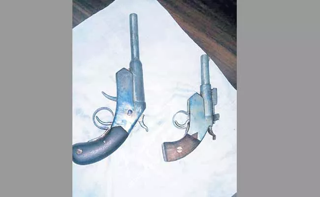 Revolvers Found In Nampally Railway Station Sulabh Complex - Sakshi