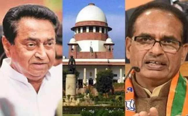 Supreme Court Ordered To Madhya Pradesh Assembly To Conduct Floor Test - Sakshi