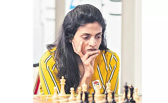 Harika Second Game Draw In Womens Chess Grand Prix Tournament - Sakshi