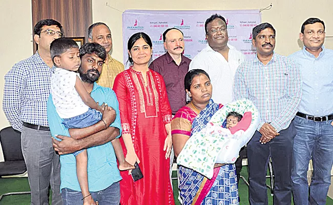 Rare Surgery For Heart 21 Days Baby in Hyderabad - Sakshi