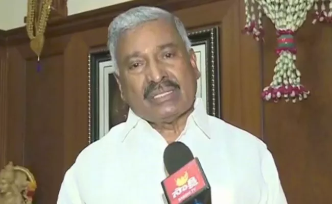 Minister Narayana Swamy And Peddi Reddy Comments On Chandrababu - Sakshi