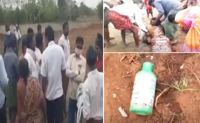 Woman Farmer Suicide Attempt In Kodad Mandal - Sakshi