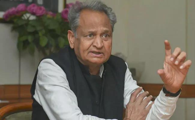 CM Ashok Gehlot Says Entire Country Eyes On Their Way Of Fighting - Sakshi