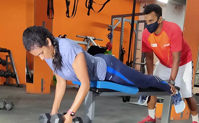 Happy to resume full-fledged gym session says PV SINDHU - Sakshi