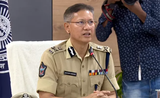 AP DGP Gautam Sawang Video Conference With Police Superiors - Sakshi