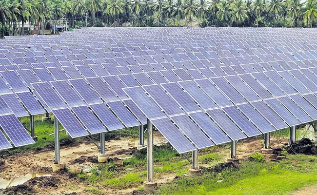 First agri-solar plant in the KG basin - Sakshi