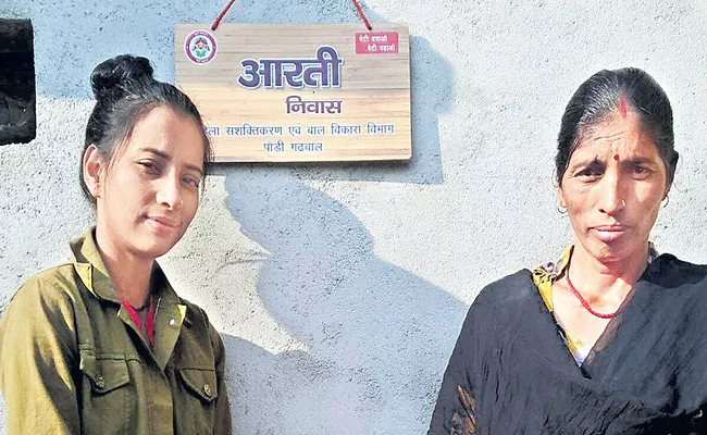 Name plate of daughters name is being installed in homes in Pauri - Sakshi