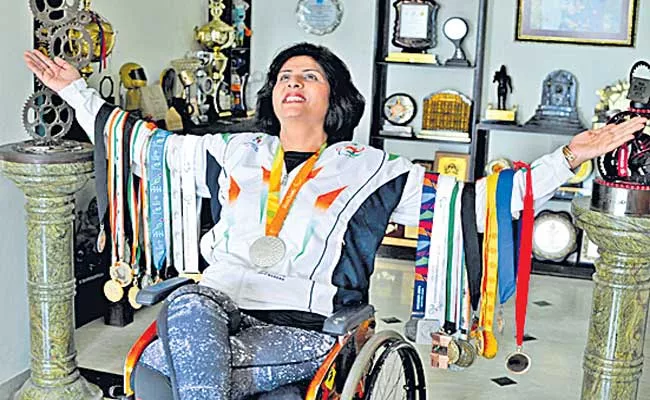 Sakshi Special Story About Paralympian Deepa Malik