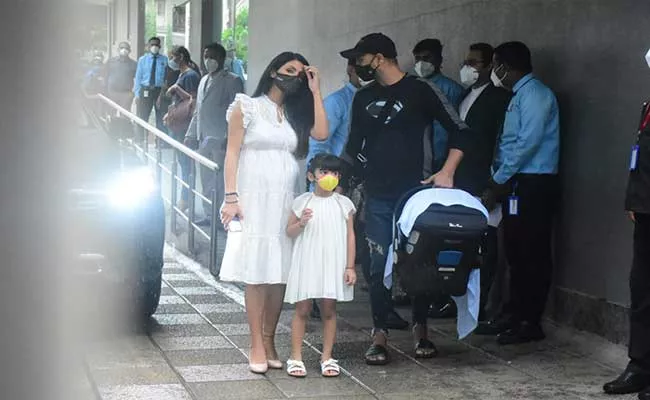 Geeta Basra And Harbhajan Singh Take Baby Boy Home, Pics Viral - Sakshi